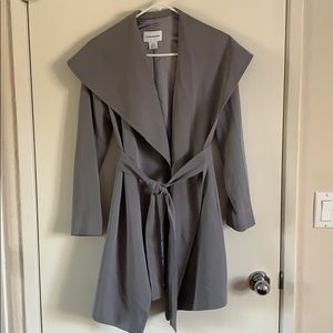 Club Monaco XS Gray Jacket/wrap/waterfall coat